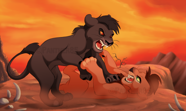 Король Лев драка Львов арт