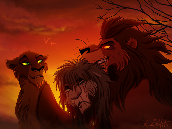 Прайд Львов арт Король Лев