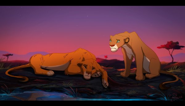 Король Лев львицы