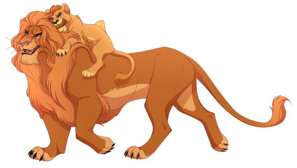 Король Лев львицы в полный рост