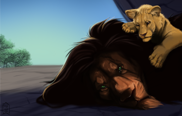 Шрам аниме Король Лев