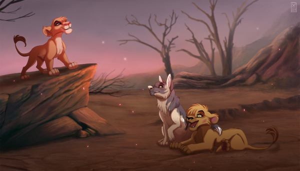 Арт Король Лев x-Zelfa