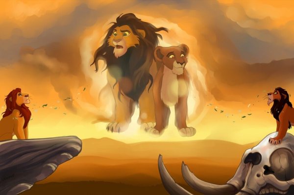 Хранитель Лев Муфаса и шрам