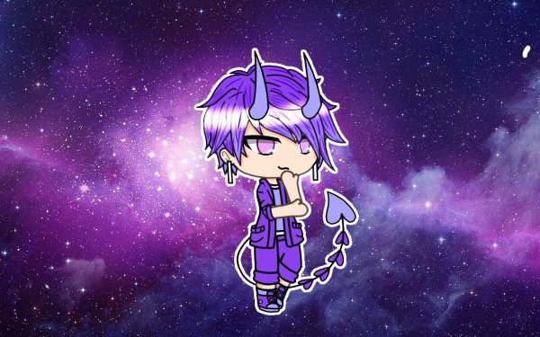 Гача лайф мальчики фиолетовые