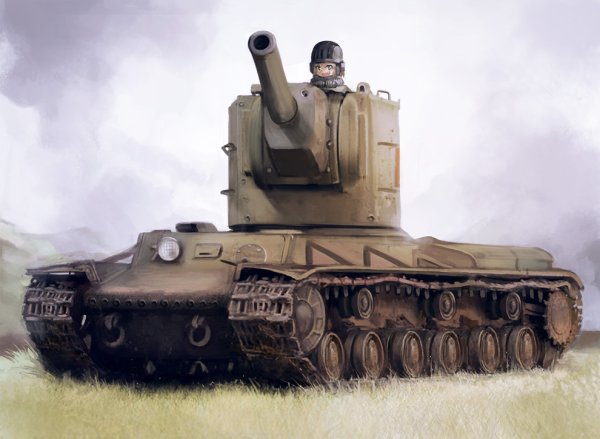 Girls und Panzer Катюша и кв 2