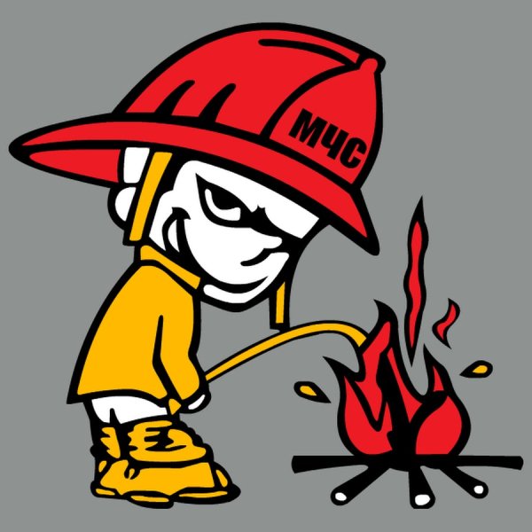 Стикер пожарный