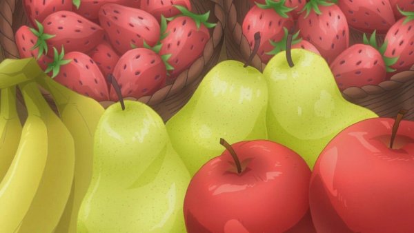 Аниме еда фрукты