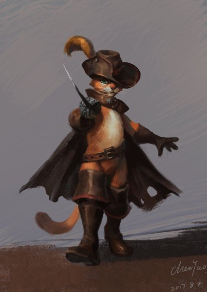 Кот в сапогах арт