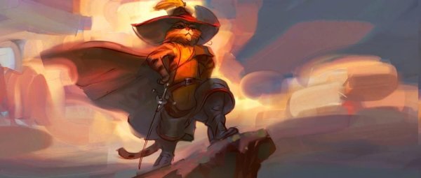 Кот в сапогах концепт арт