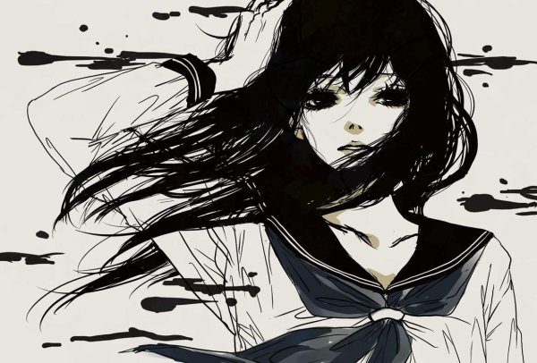 Чёрно белые арты