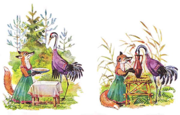 РНС лиса и журавль