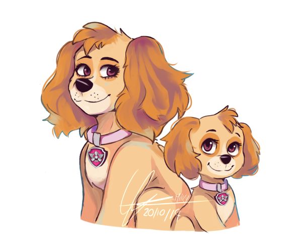 Щенячий патруль Скай арт