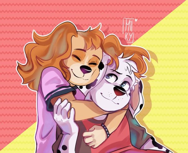 Щенячий патруль Скай и Маршал любовь