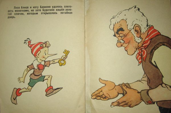 Золотой ключик или приключения Буратино папа Карло