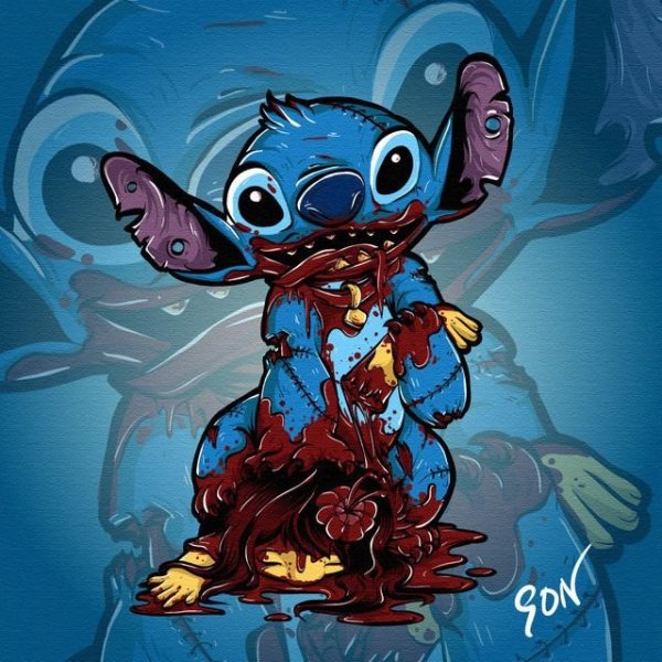 Стич аниме человек