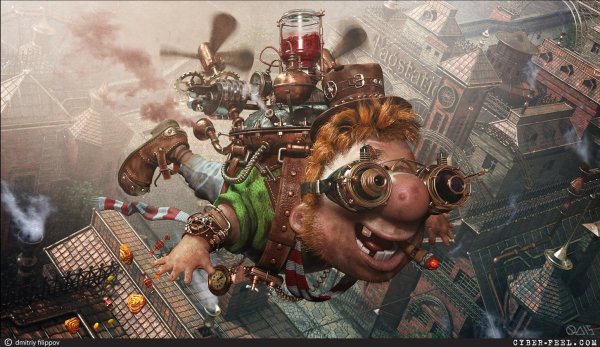 Карлсон стимпанк