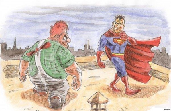 Карлсон карикатура