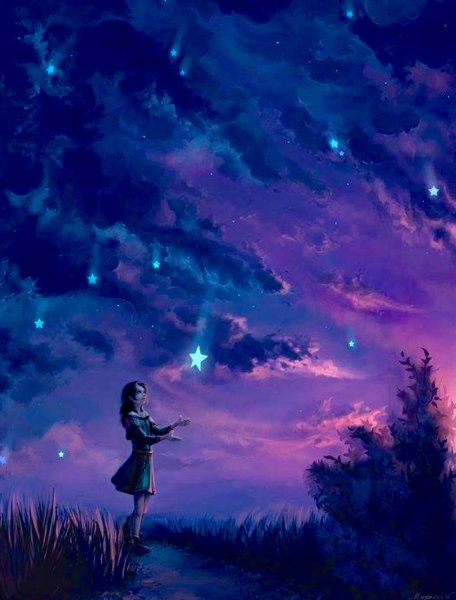 Девушка звезда