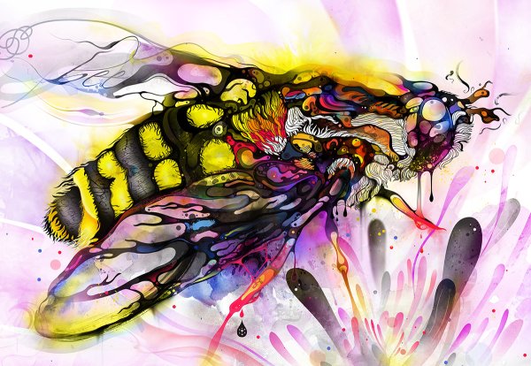 Акварель психоделика