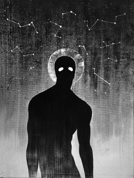 Человек в пустоте