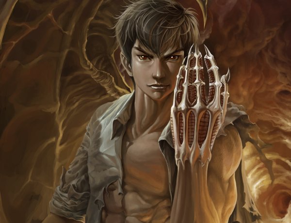 Аказа Получеловек полудемон