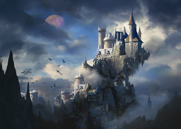 Фэнтези замки и крепости