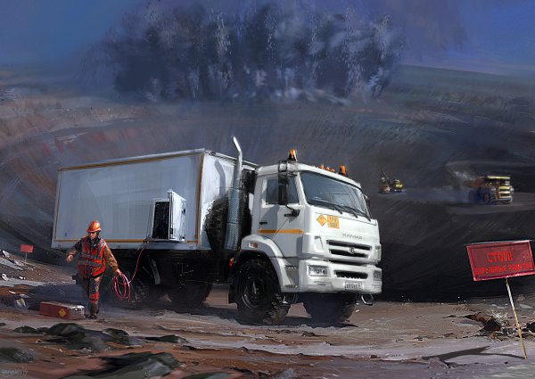 КАМАЗ фура арт