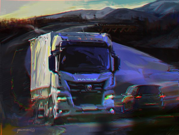КАМАЗ пейзаж