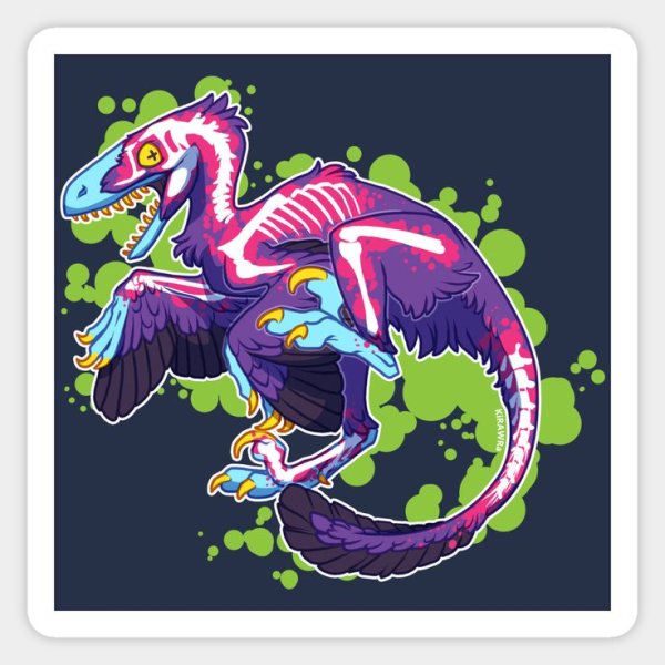 Динозавр арт милый