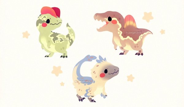 Няшные динозавры