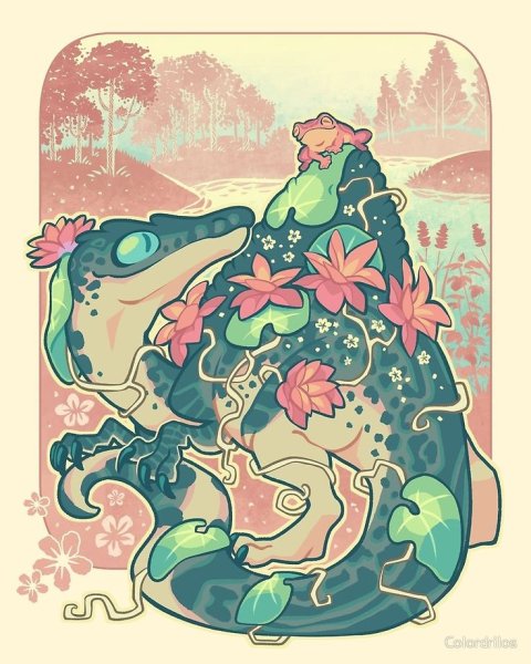 Динозавры арты милые