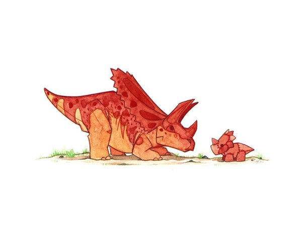 Динозаврики арт