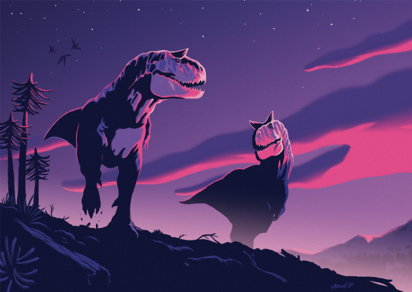 Динозавры арты