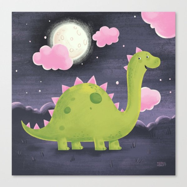 Милые Динозаврики арт