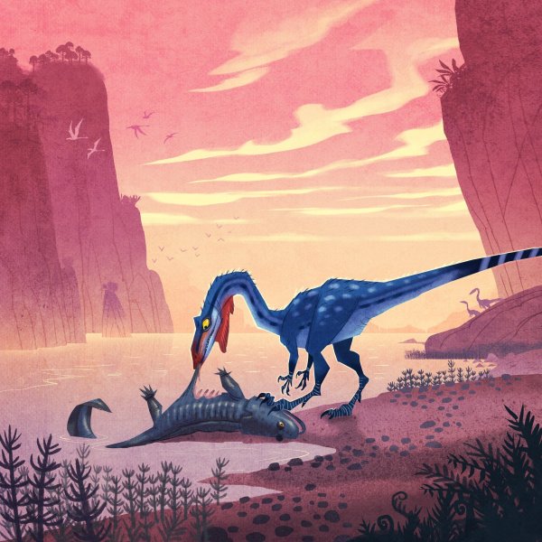 Johan Egerkrans динозавры