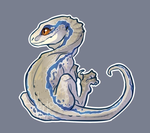 Велоцераптор Блю милый