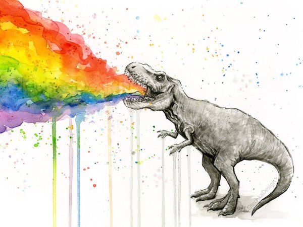 Радужные динозавры