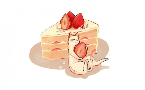 Милый тортик рисунок