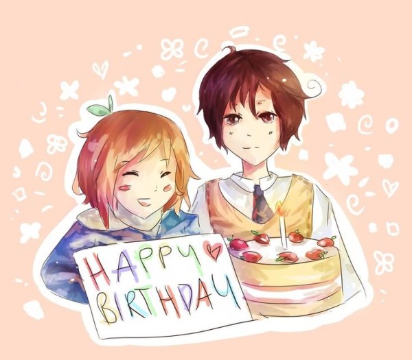 С днем рождения аниме