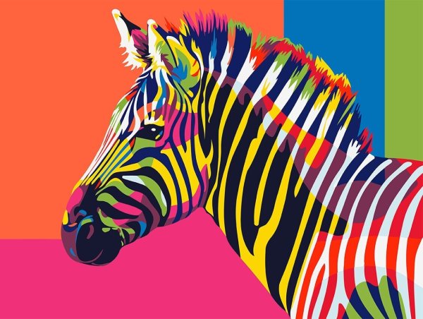 Энди Уорхол Зебра оригинал