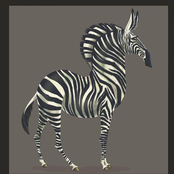 Стилизованная Зебра