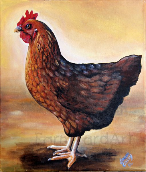 Курица арты