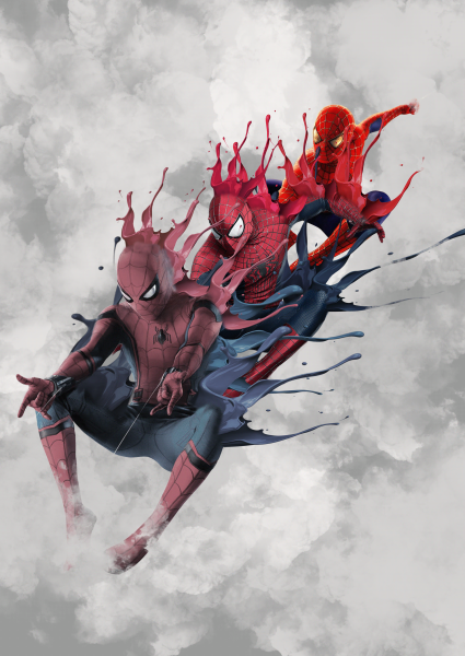 Человек паук Марвел арт