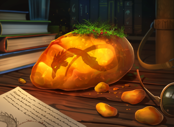 Яйцо дракона арт