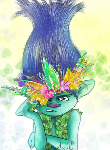 Тролли Розочка и Цветан