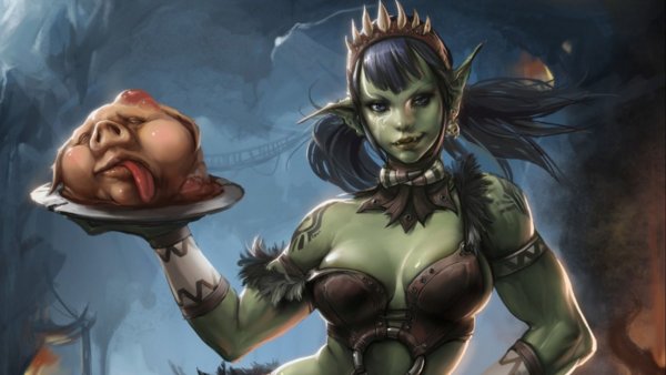 Варкрафт полуорк Гарона