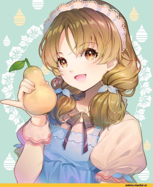 Аниме девушка груша