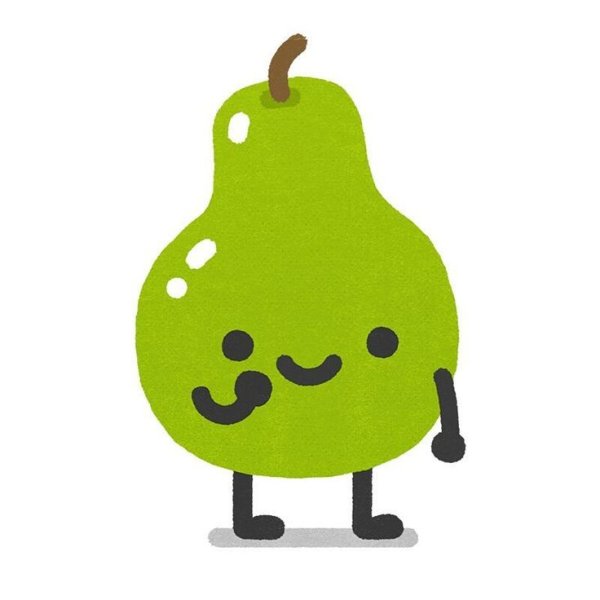 Груша стикер