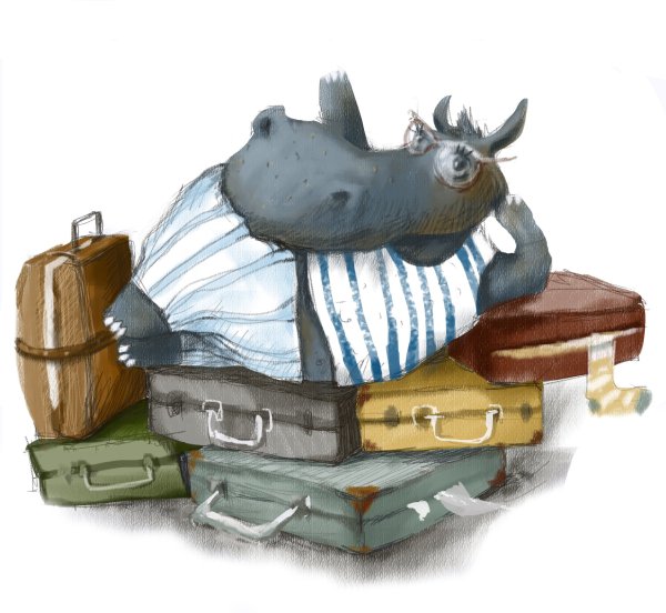 Веселые бегемотики иллюстрации