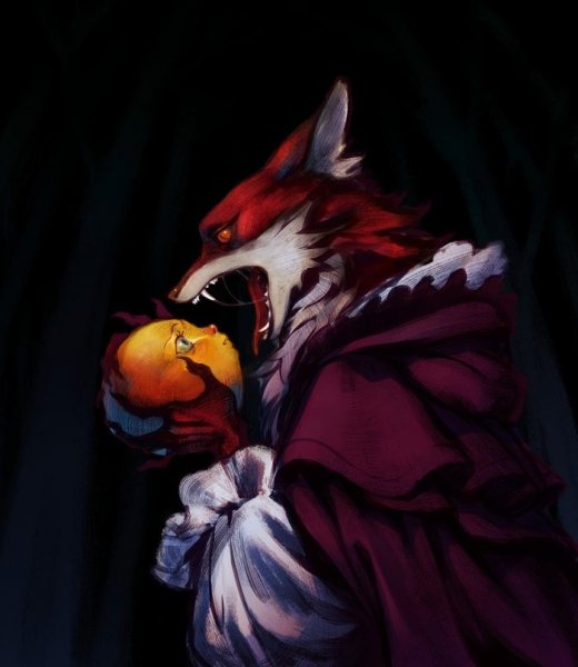 Лиса и Колобок арт